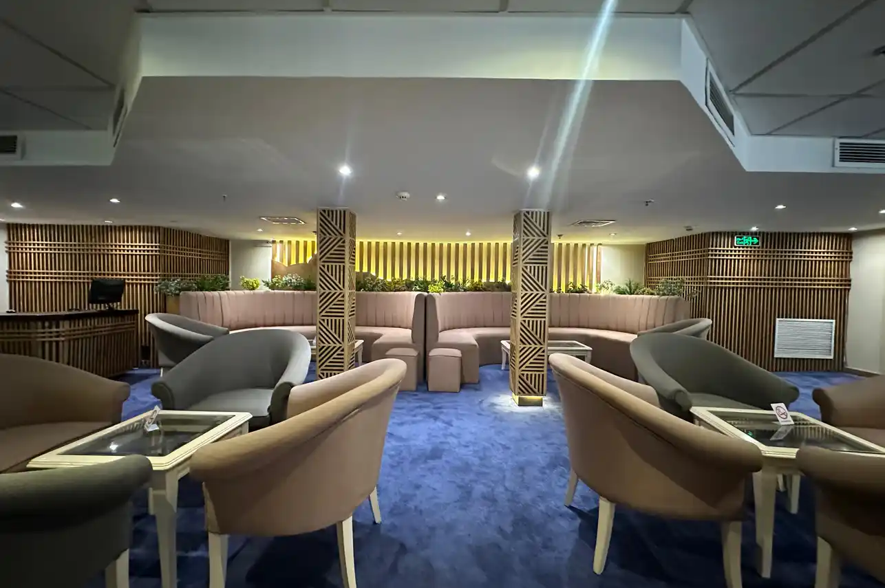 Lounge aboard the MS Nile Crown I Nile Cruise Nile cruise